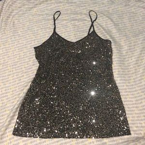 Glittery tank